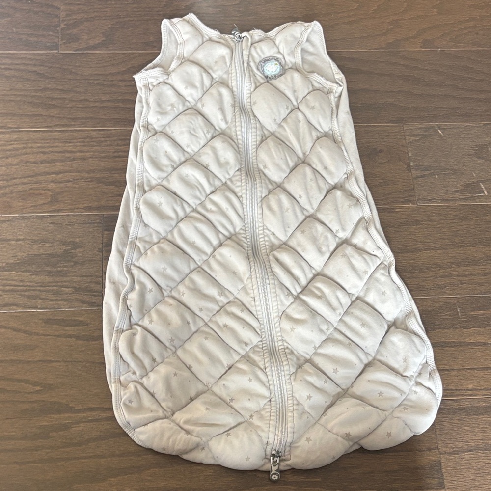 Neutral Star Quilted Sleep Sack for Kids